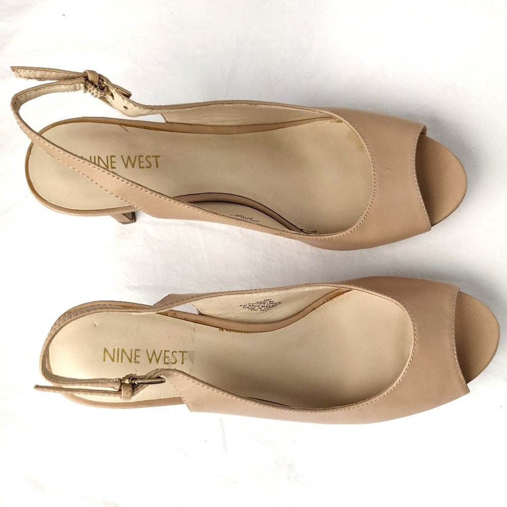 Nine West Able Peep Toe Heels